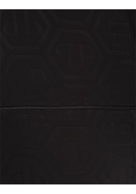 PHILIPP PLEIN Pantaloni Stile Pigiama Neri Monogram - PHILIPP PLEIN Vendita Economica