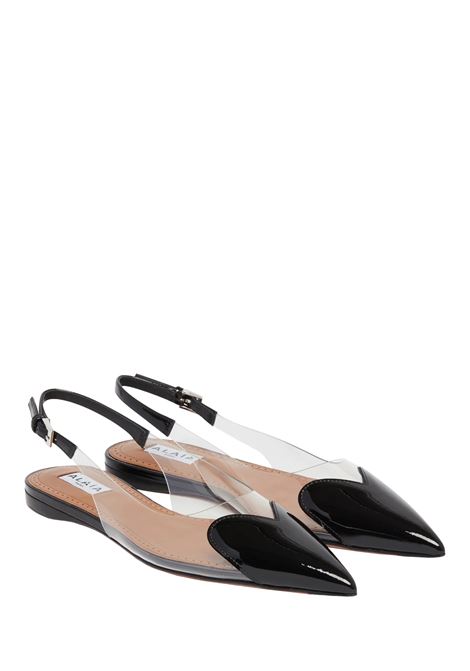ALAIA Slingback Flat Le Coeur Nere - ALAIA Moda