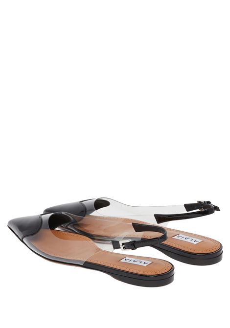 ALAIA Slingback Flat Le Coeur Nere - ALAIA Moda