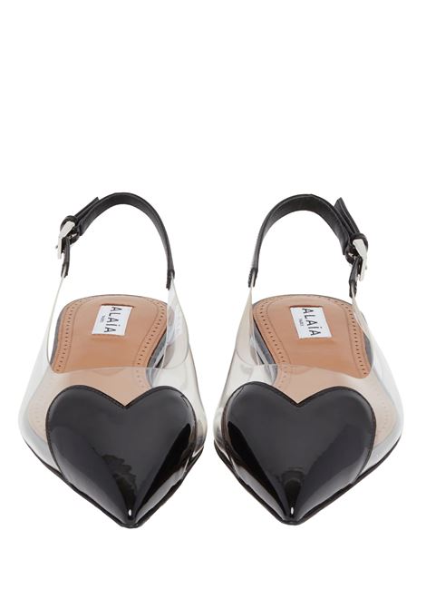 ALAIA Slingback Flat Le Coeur Nere - ALAIA Moda