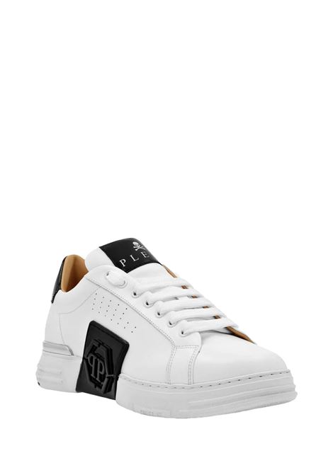 PHILIPP PLEIN Sneakers Phantom Kick$ Bianche e Nere - PHILIPP PLEIN Italia