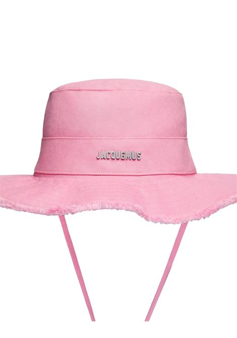 JACQUEMUS Cappello Le Bob Artichaut Rosa Chiaro - JACQUEMUS Sottocosto