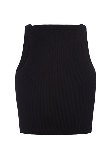 GIVENCHY Top Crop Nero Con Placca Logo - GIVENCHY Hotsell
