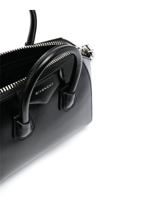 GIVENCHY Borsa Antigona Piccola In Pelle Fiore Nera - GIVENCHY Vendita Calda
