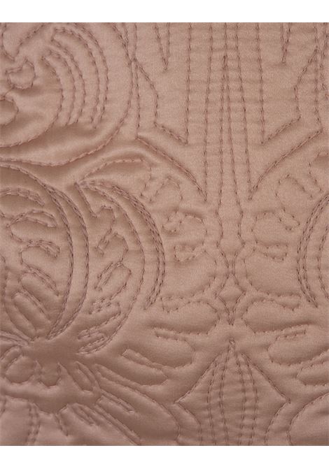 ERMANNO SCERVINO Minigonna In Satin Di Seta Rosa Con Ricami - ERMANNO SCERVINO Saldi Di Fabbrica