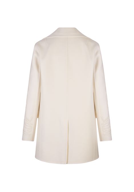 ERMANNO SCERVINO Cappotto In Panno Di Lana Bianco con Ricami - ERMANNO SCERVINO I Più Venduti