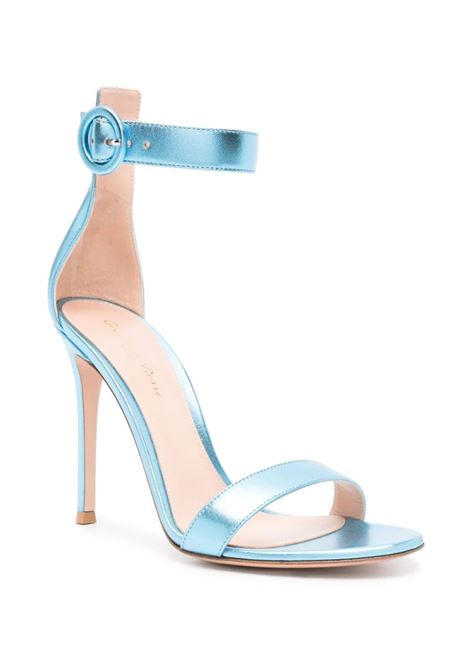 GIANVITO ROSSI Sandali Portofino 105 Blu - GIANVITO ROSSI 2025