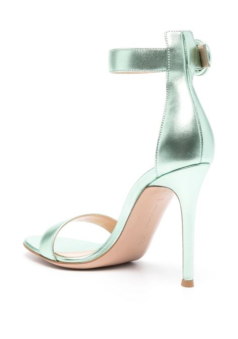 GIANVITO ROSSI Sandali Portofino 105 Verde - GIANVITO ROSSI In Linea