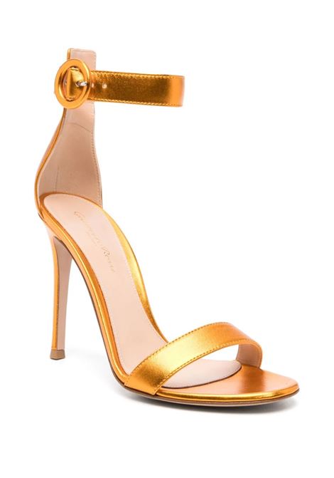 GIANVITO ROSSI Sandali Portofino 105 Arancioni - GIANVITO ROSSI Nuovo