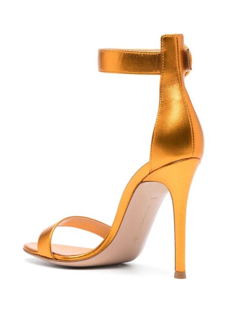 GIANVITO ROSSI Sandali Portofino 105 Arancioni - GIANVITO ROSSI Nuovo
