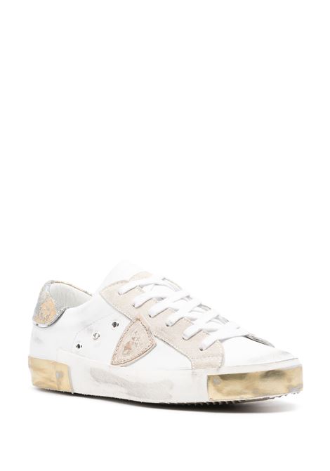 PHILIPPE MODEL Sneakers Prsx Bianche e Azzurre - PHILIPPE MODEL Qualità Garantita