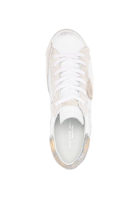 PHILIPPE MODEL Sneakers Prsx Bianche e Azzurre - PHILIPPE MODEL Qualità Garantita
