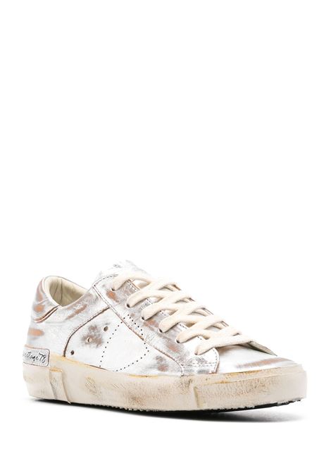 PHILIPPE MODEL Sneakers Prsx Argento - PHILIPPE MODEL Negozi Online