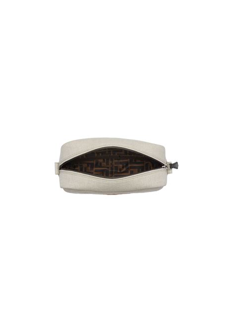 FENDI KIDS Beauty Case In Tessuto Ecru' Con Ricamo - FENDI KIDS Vendita Calda