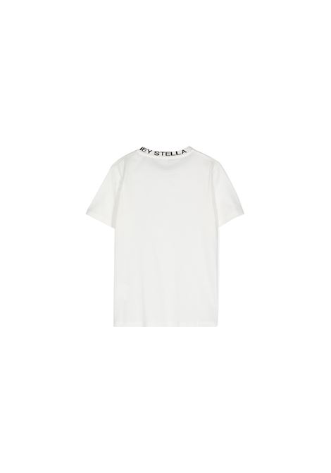 STELLA MCCARTNEY KIDS T-Shirt Bianca Con Logo Sul Girocollo - STELLA MCCARTNEY KIDS Negozio