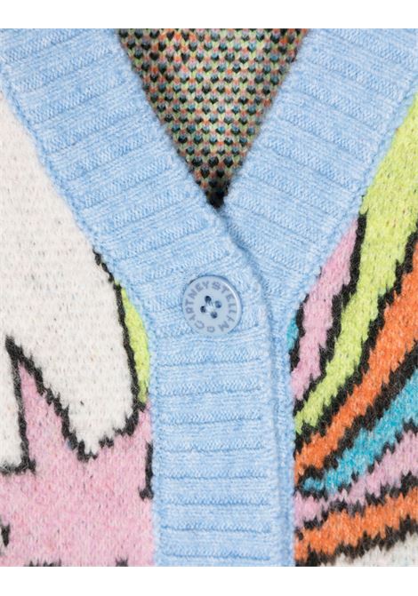 STELLA MCCARTNEY KIDS Cardigan in Maglia con Stelle Cadenti - STELLA MCCARTNEY KIDS Moda