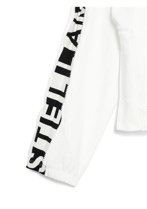 STELLA MCCARTNEY KIDS Felpa Bianca Con Grafica Logo Sulla Manica - STELLA MCCARTNEY KIDS Soddisfazione Garantita