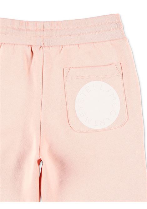 STELLA MCCARTNEY KIDS Joggers Rosa Con Disco Logo - STELLA MCCARTNEY KIDS Qualità Garantita