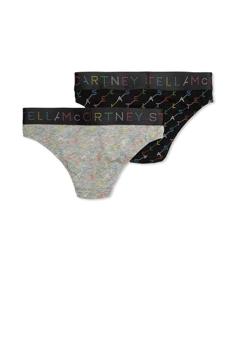 STELLA MCCARTNEY KIDS Set Di 2 Slip Con Stampa Logo - STELLA MCCARTNEY KIDS Consegna Veloce