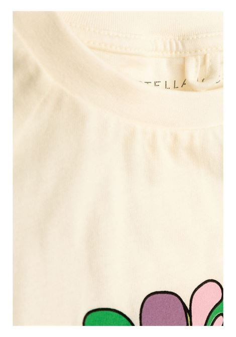 STELLA MCCARTNEY KIDS T-Shirt Bianca Con Grafica Stella - STELLA MCCARTNEY KIDS Convenienza