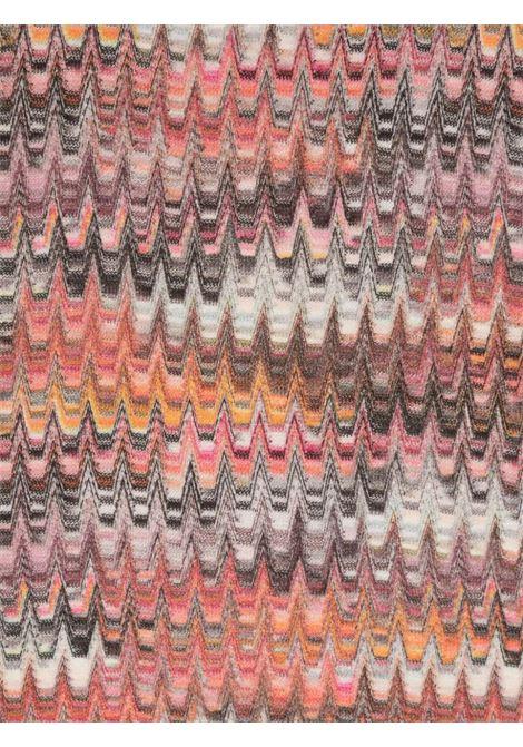 MISSONI KIDS T-Shirt In Viscosa Stretch Con Motivo Zigzag Multicolore - MISSONI KIDS Vendita Economica