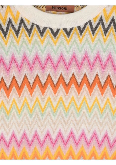 MISSONI KIDS Maglione In Lana Con Motivo Zigzag Multicolore - MISSONI KIDS Negozio