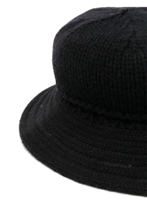 EMILIO PUCCI JUNIOR Cappello Da Pescatore Nero Con Applicazione Logo - EMILIO PUCCI JUNIOR In Linea