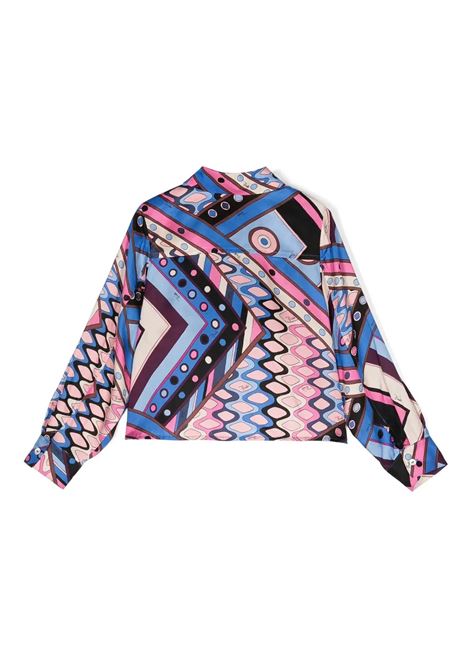 EMILIO PUCCI JUNIOR Camicia Con Stampa Vivara - EMILIO PUCCI JUNIOR Vendita