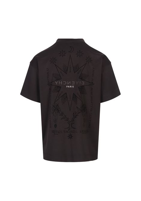 GIVENCHY T-Shirt GIVENCHY Reverse Palissandro Con Stampa Tarocchi - GIVENCHY Promozione Limitata