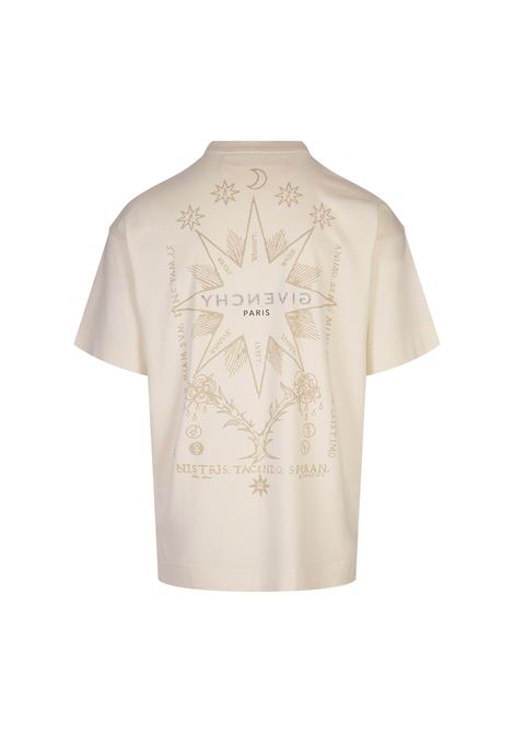 GIVENCHY T-Shirt GIVENCHY Reverse Avorio Con Stampa Tarocchi - GIVENCHY Fino Al -60%