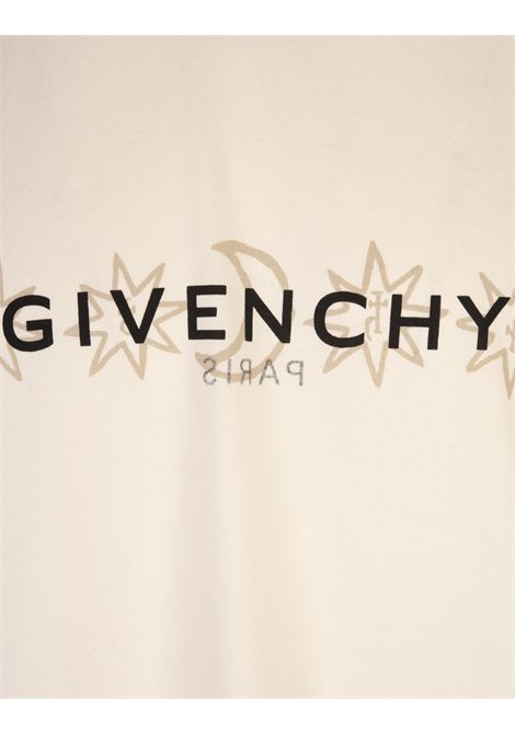 GIVENCHY T-Shirt GIVENCHY Reverse Avorio Con Stampa Tarocchi - GIVENCHY Fino Al -60%