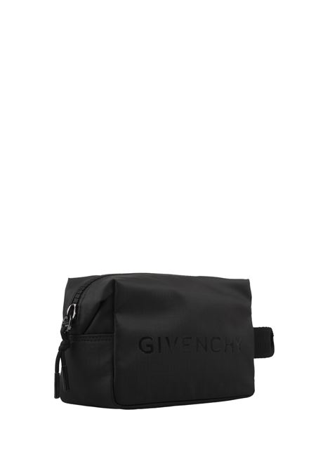 GIVENCHY Trousse Da Toilette G-Zip in Nylon 4G Nero - GIVENCHY Affare Del Giorno
