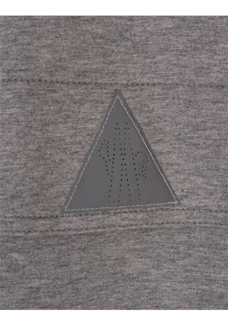 MONCLER GRENOBLE Felpa Grigio Melange Con Logo - MONCLER GRENOBLE Prezzo Ridotto