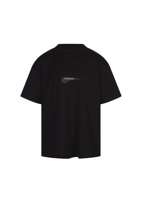GIVENCHY T-Shirt In Cotone Nero GIVENCHY Wings - GIVENCHY Sconto