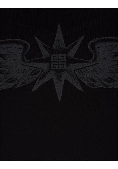 GIVENCHY T-Shirt In Cotone Nero GIVENCHY Wings - GIVENCHY Sconto