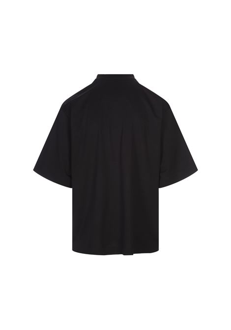GIVENCHY T-Shirt In Rete Nera Con Logo 4G e Firma GIVENCHY 1952 - GIVENCHY Offerta