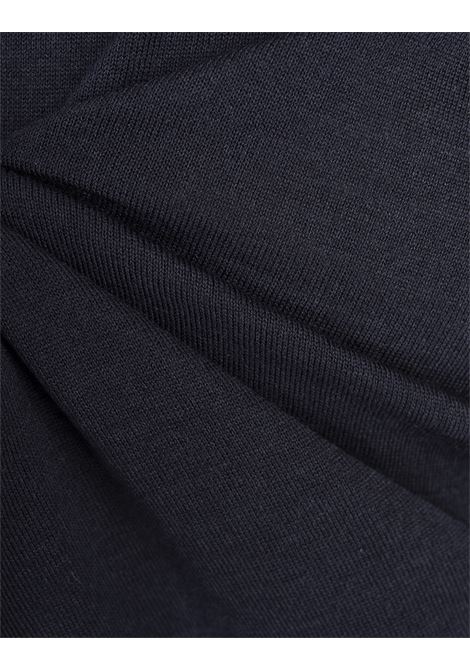 KITON Pullover Scollo a V In Seta e Cashmere Blu - KITON Saldi