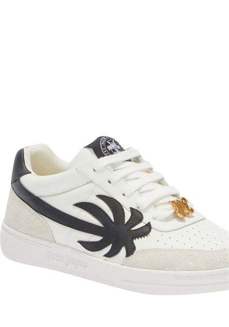 PALM ANGELS Sneakers Palm Beach University Bianche e Nere - PALM ANGELS Saldi Di Fabbrica