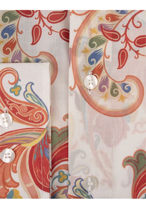 ETRO Camicia Paisley Floreale Multicolor - ETRO Moda