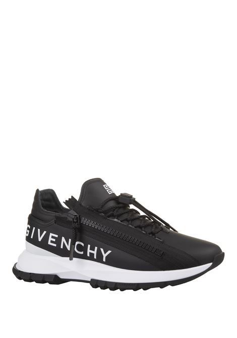 GIVENCHY Sneakers Da Running Spectre In Pelle Nera Con Zip - GIVENCHY Qualità
