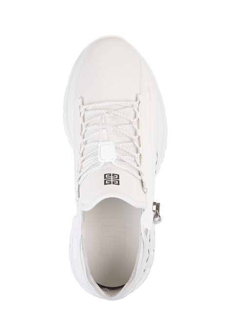 GIVENCHY Sneakers Da Running Spectre In Pelle Bianca Con Zip - GIVENCHY Vendita