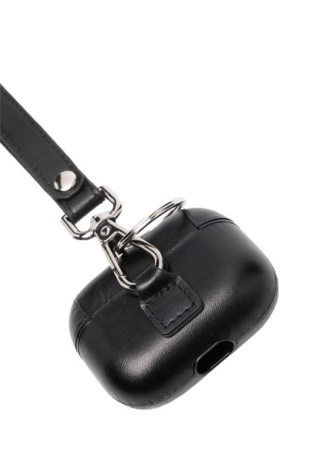 PALM ANGELS Cover AirPods Nera Con Monogramma - PALM ANGELS Qualità Garantita
