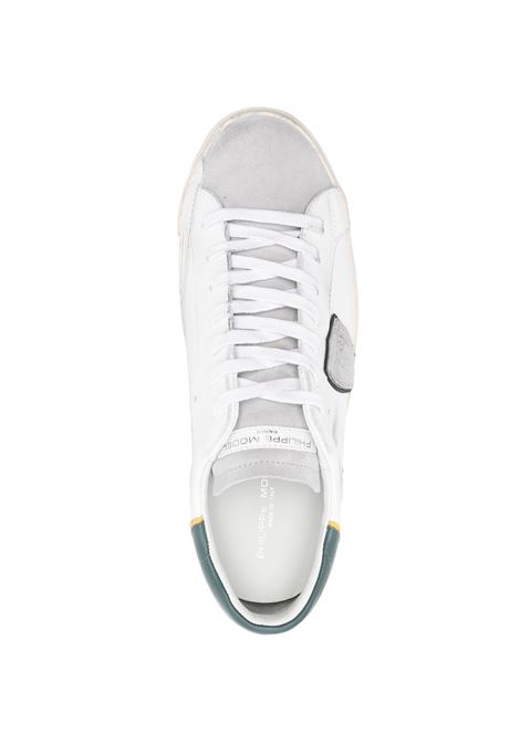 PHILIPPE MODEL Sneakers Prsx Bianche e Verdi - PHILIPPE MODEL Affare Del Giorno
