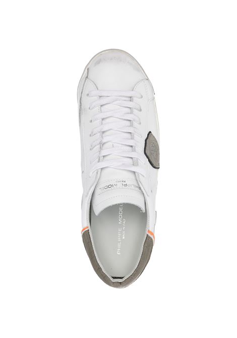 PHILIPPE MODEL Sneakers Prsx Bianche e Verdi - PHILIPPE MODEL Prezzo Ridotto