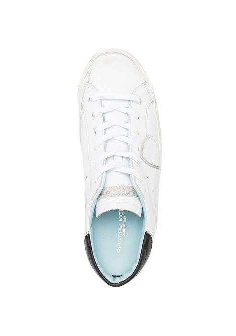 PHILIPPE MODEL Sneakers Prsx Bianche e Nere - PHILIPPE MODEL Sottocosto