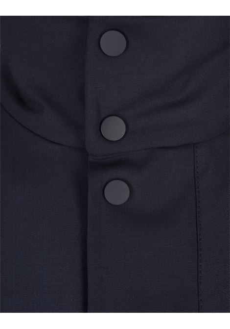 BOSS Giubbotto Blu Scuro In Tessuto Laminato Impermeabile - BOSS Sconto