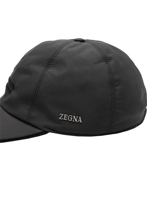 ZEGNA Cappello Da Baseball In Tessuto Tecnico Nero - ZEGNA Online