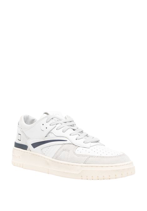 D.A.T.E. Sneakers Torneo Vintage Bianche e Blu - D.A.T.E 2025
