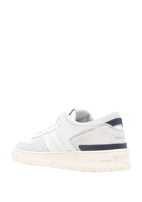 D.A.T.E. Sneakers Torneo Vintage Bianche e Blu - D.A.T.E 2025