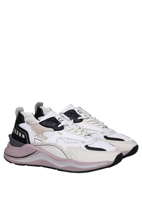D.A.T.E. Sneakers Running Fuga Bianche e Nere - D.A.T.E Italy